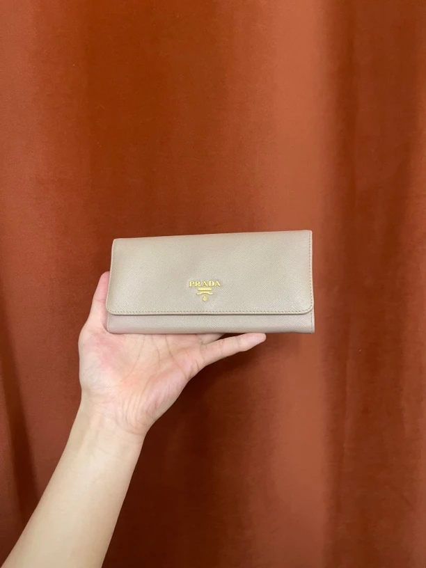 95新 Prada/普拉达 阿白奢品/ 普拉达 肉粉色手拿包
