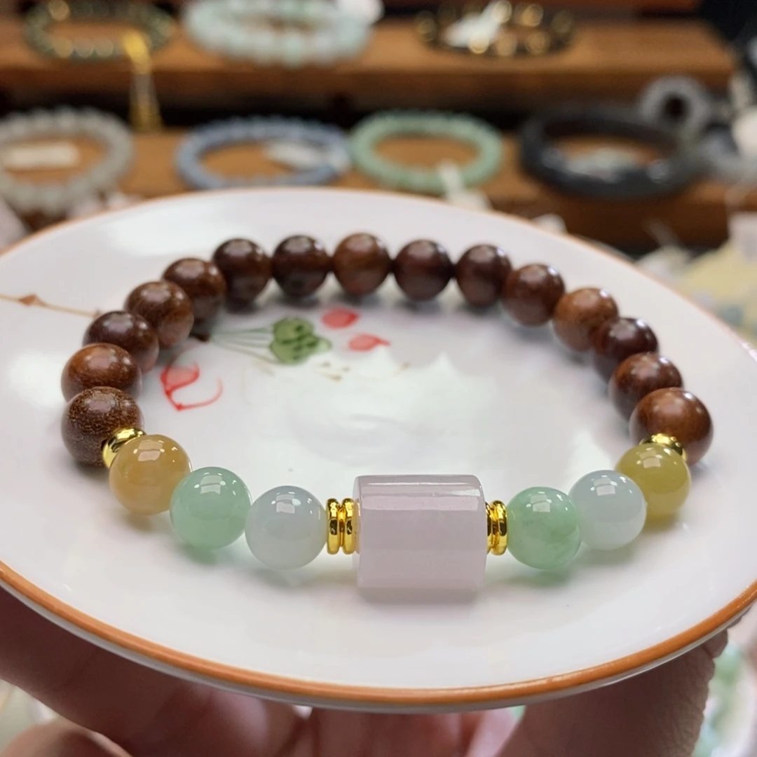 翡翠未镶嵌手链翡翠d61卡7.5