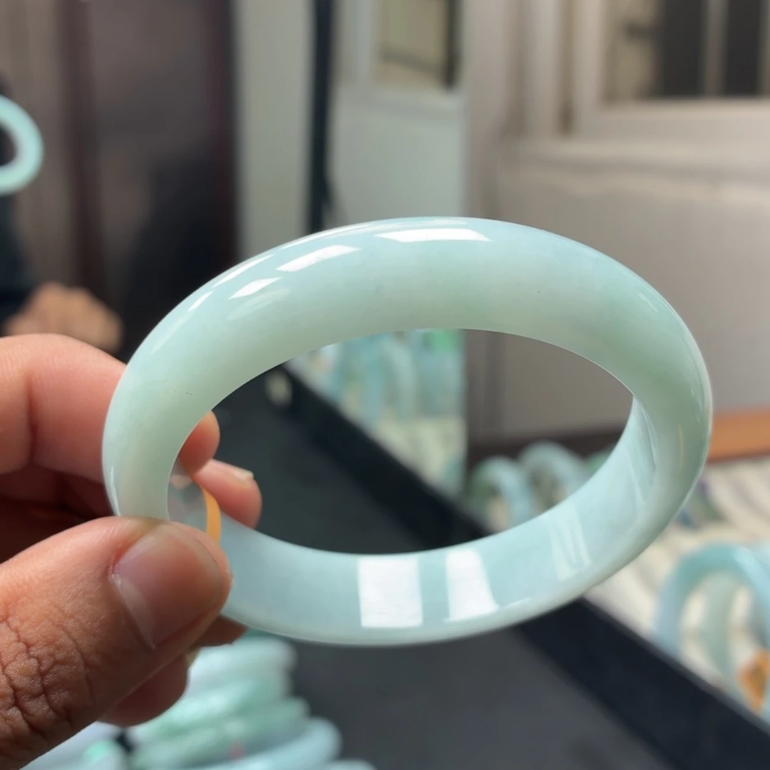 翡翠未镶嵌手镯翡翠手镯21号
