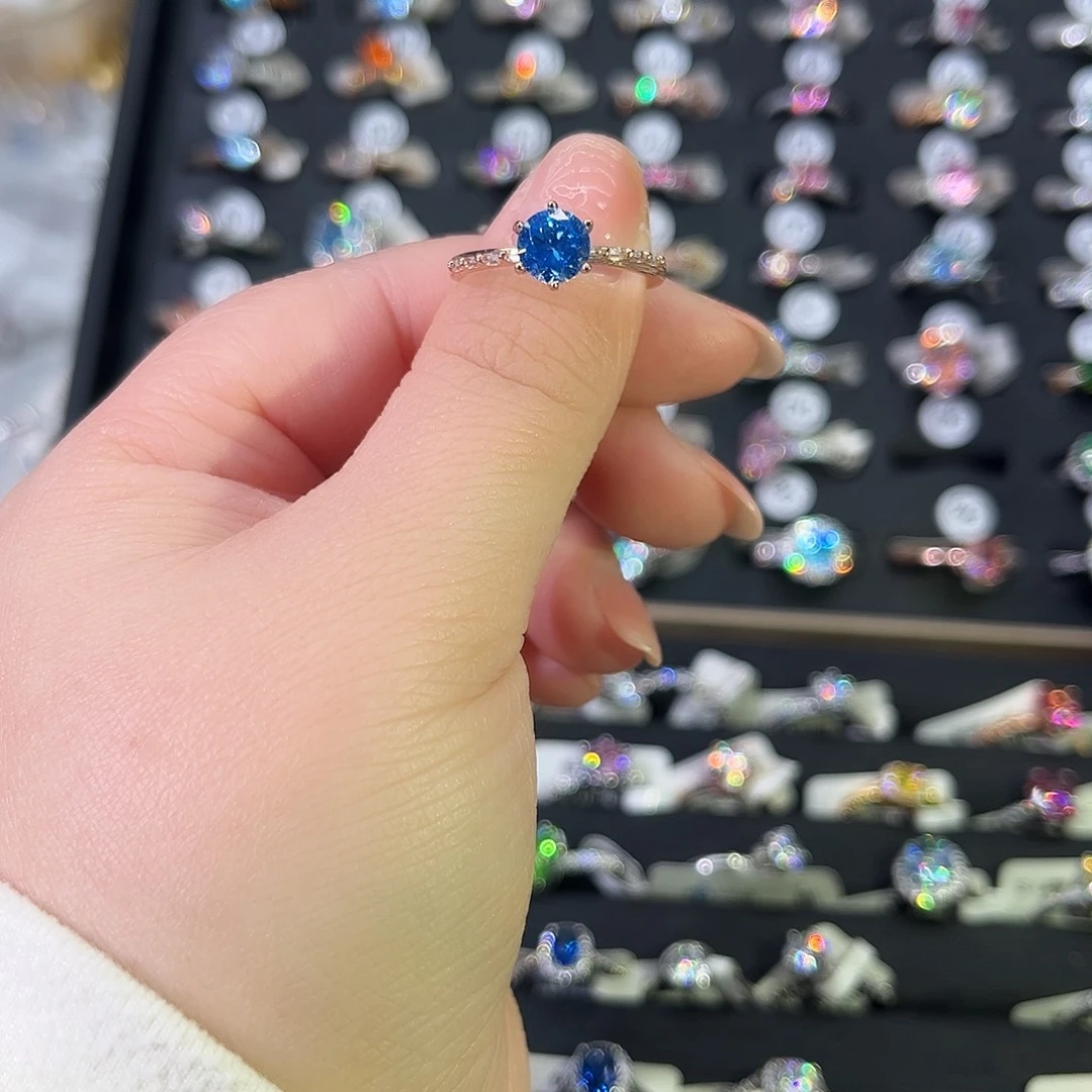 莫桑石非金属B流星蓝钻一卡-18