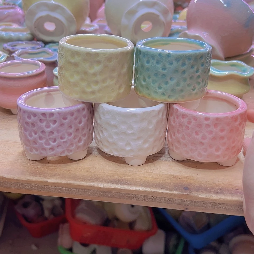 陶瓷花盆当场满12包邮