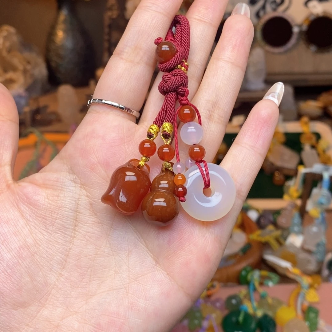 玛瑙/玉髓未镶嵌车挂