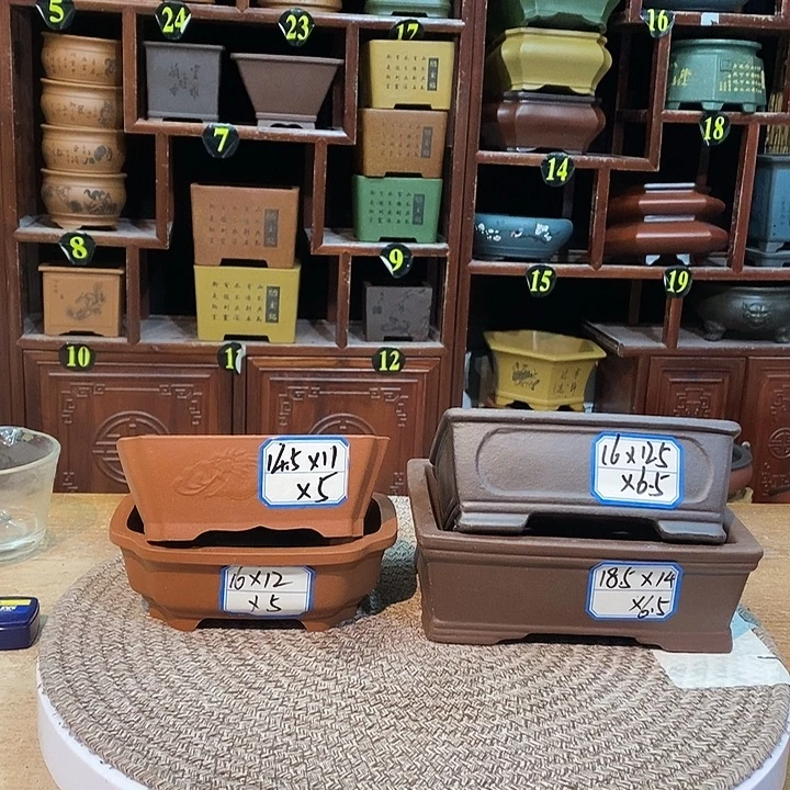 紫砂花盆紫砂花盆