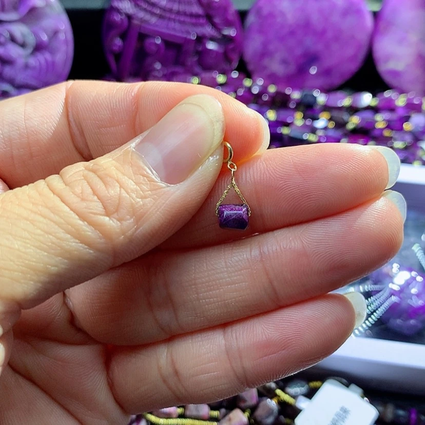 【闪购商品】苏纪石（舒俱来）18K金镶嵌吊坠赠链