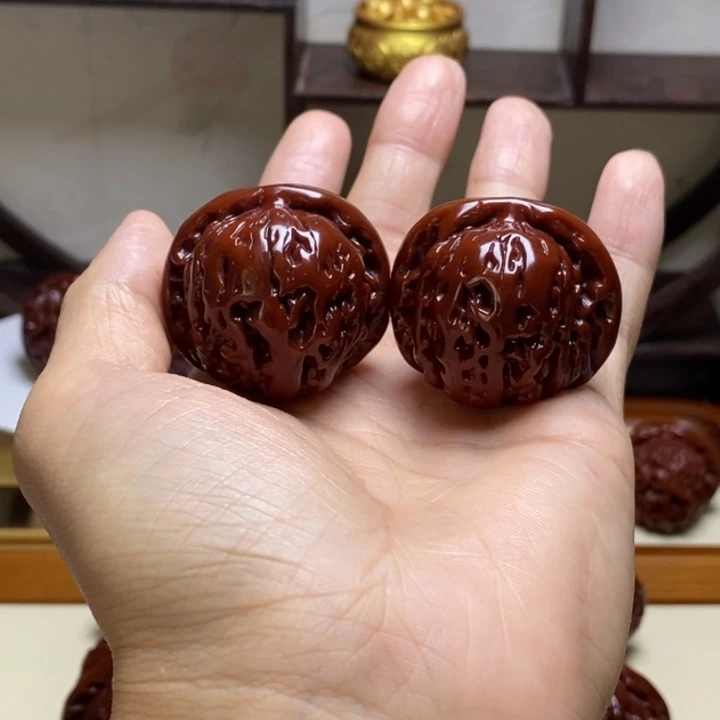 你***啥把件文玩核桃四座楼