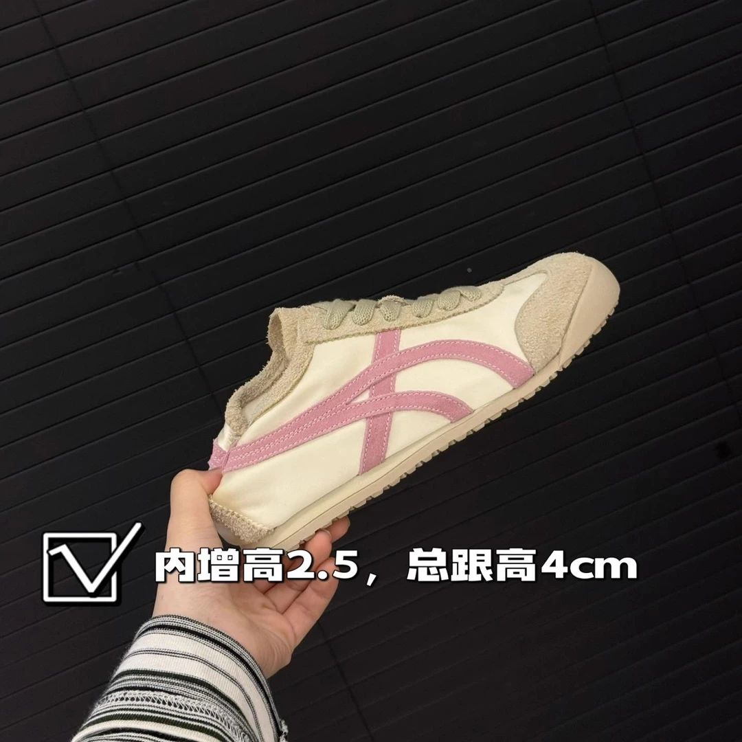 【澳门专柜正品】内增高德训鞋女2025新款夏季休闲运动鞋厚底透气百