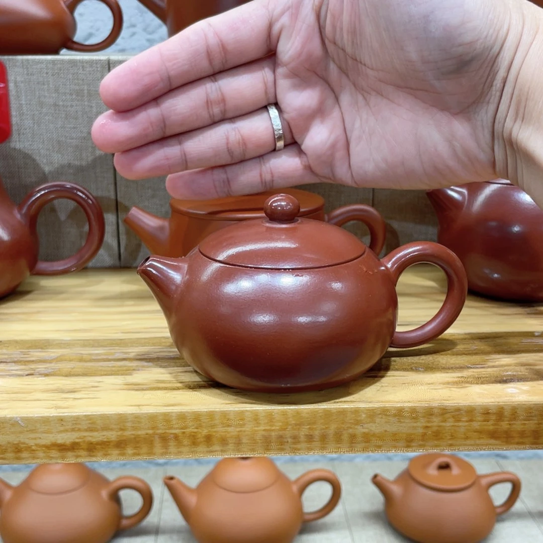 茶壶紫砂C扁西施120毫升全品……