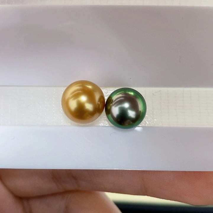 海水珍珠裸珠大溪地裸珠9+多样性定制不退换