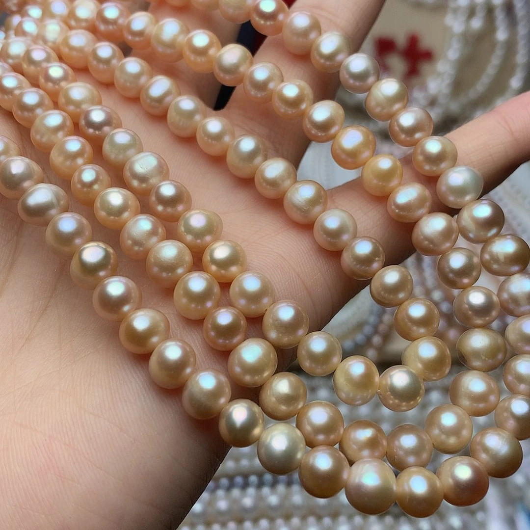 未镶嵌淡水珍珠7-8a30项链