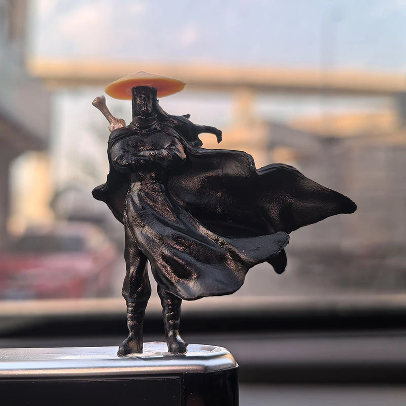 武林剑客古风车内饰品摆件汽车装饰品江湖故人新款中控台车载好物