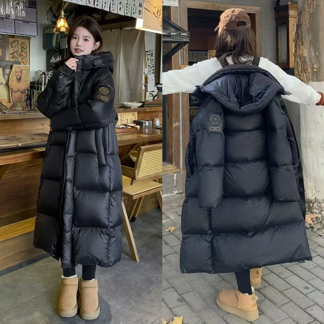 玲家精选0609款号男女同款黑钻羽绒服