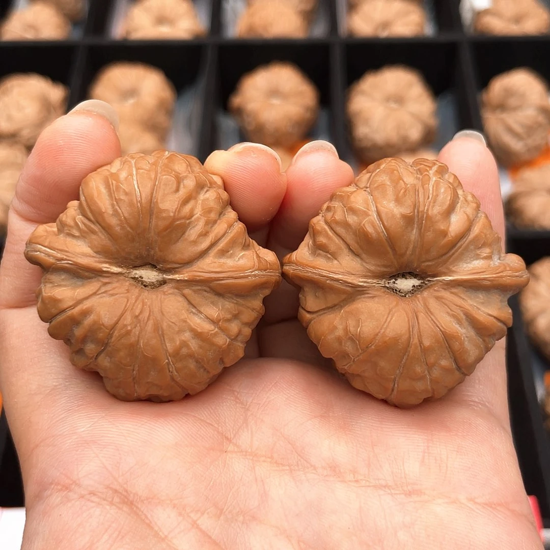 文玩核桃把件40超精酒杯深凹底，直播福利近正肩4028