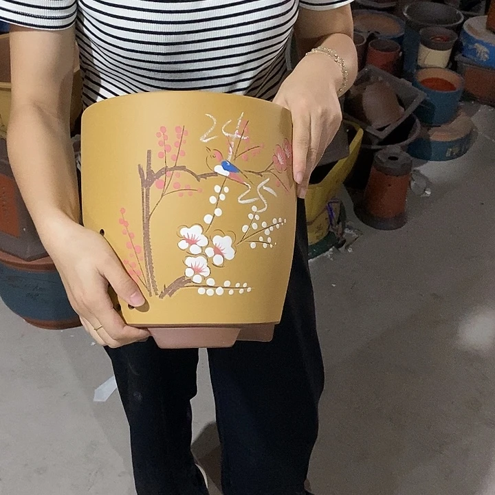 紫砂花盆紫砂花盆
