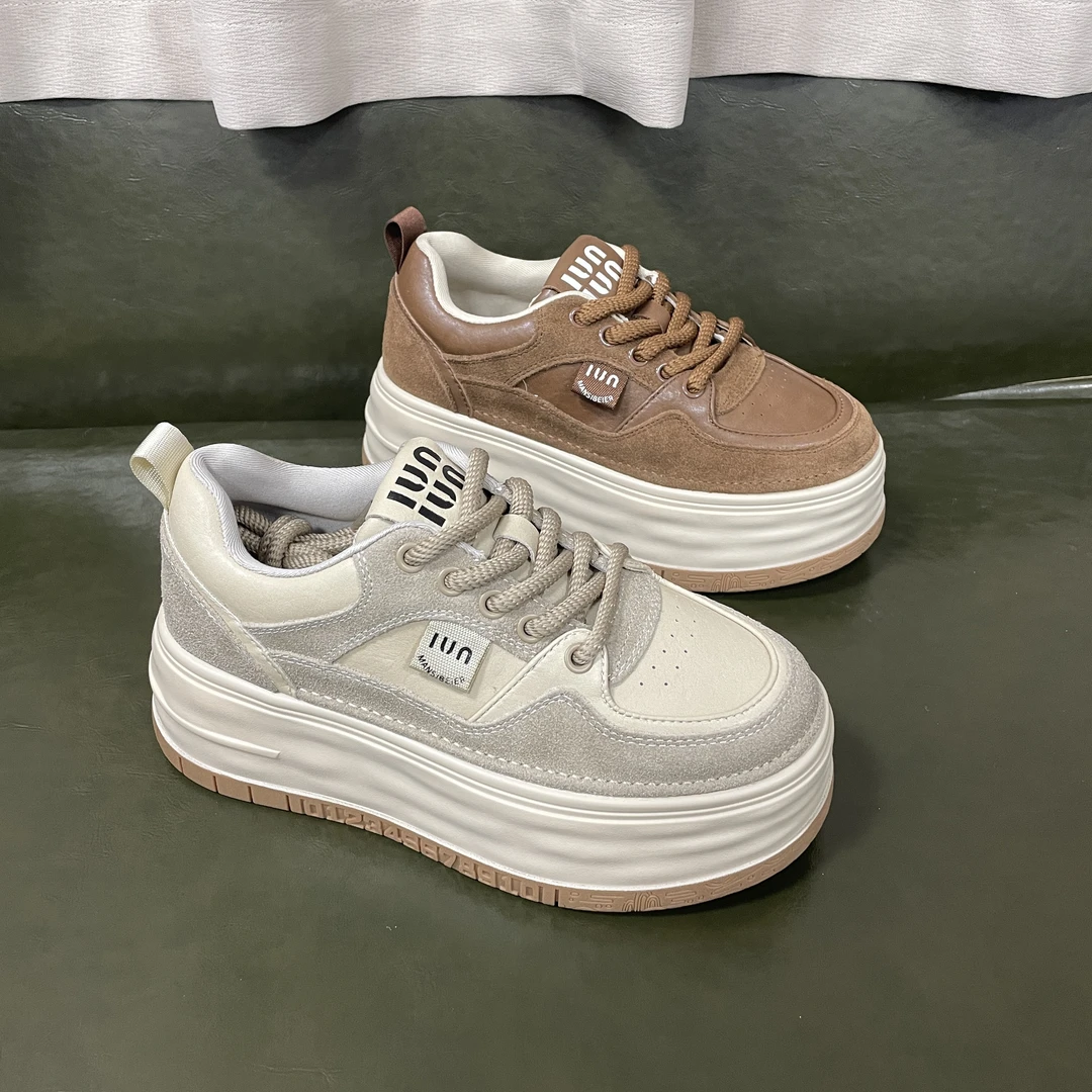 增高7CM 2025年春季新款时间休闲百搭内增高女鞋  80-70