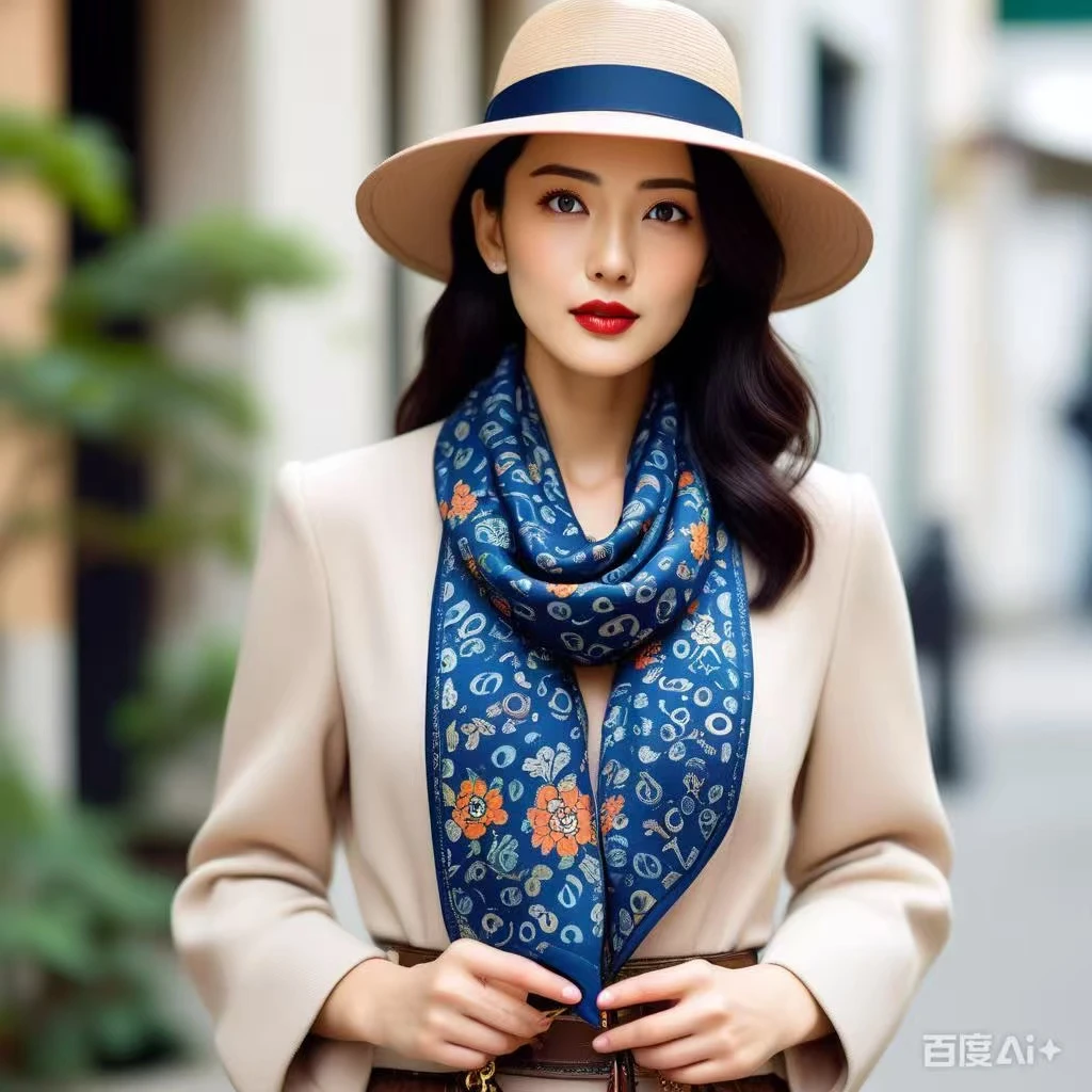 A外贸高货临编号151-200日韩欧美高端丝巾围巾