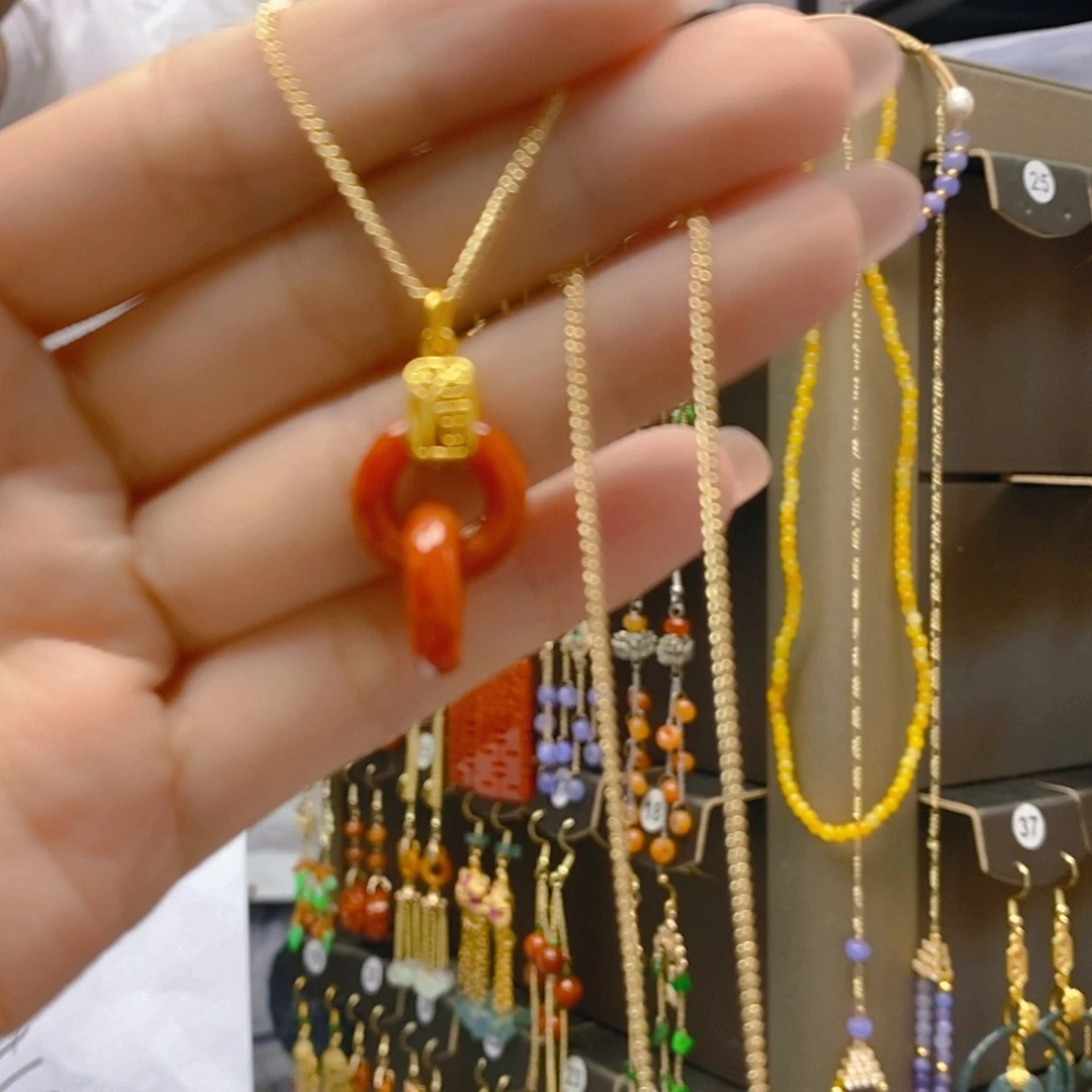 翡翠合金耳饰翡翠