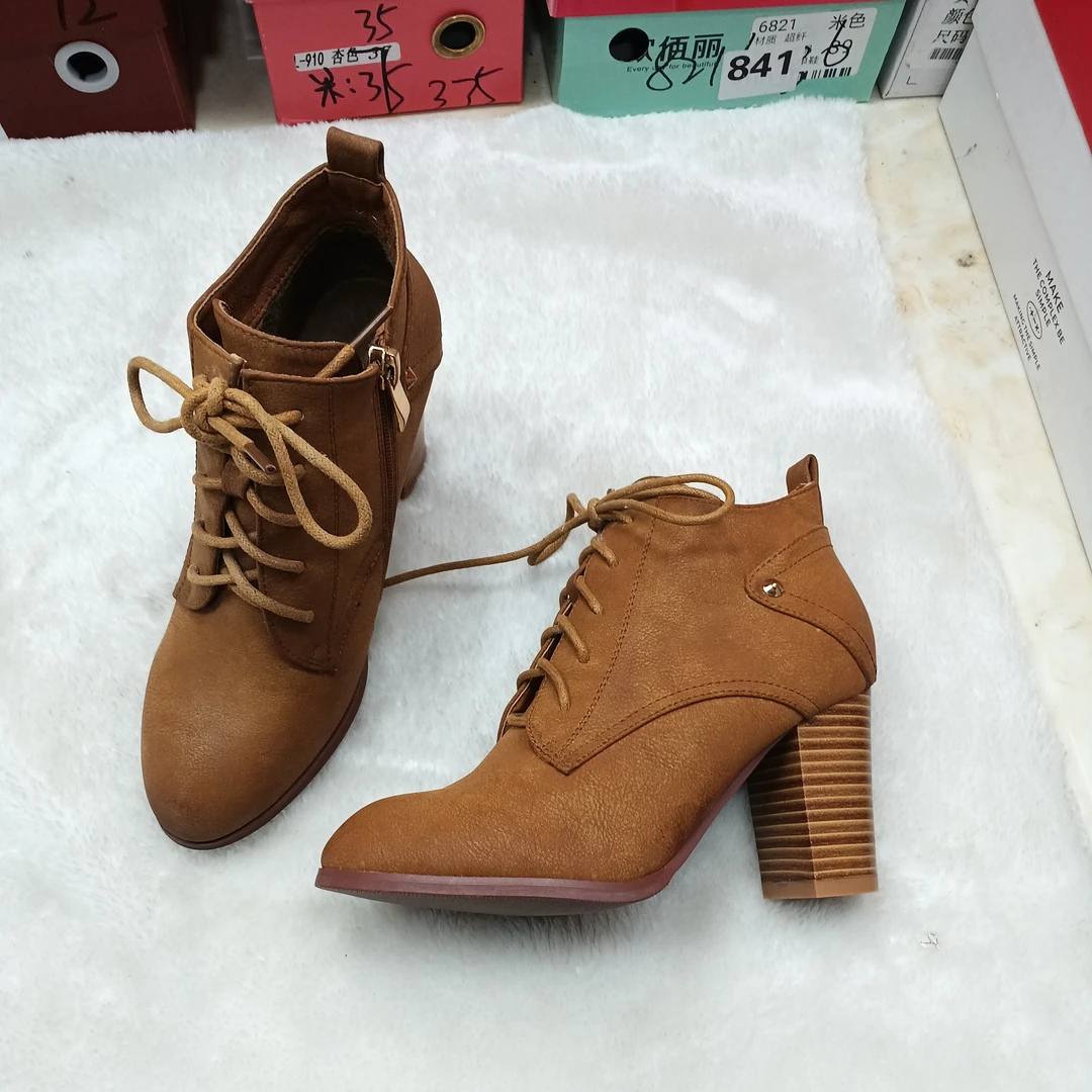 时尚高端百搭女鞋时装靴短靴766702