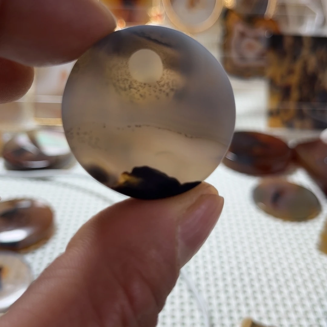 玛瑙/玉髓未镶嵌吊坠(不含链)