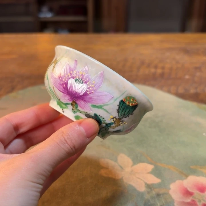 柴烧纯手工手绘陶瓷