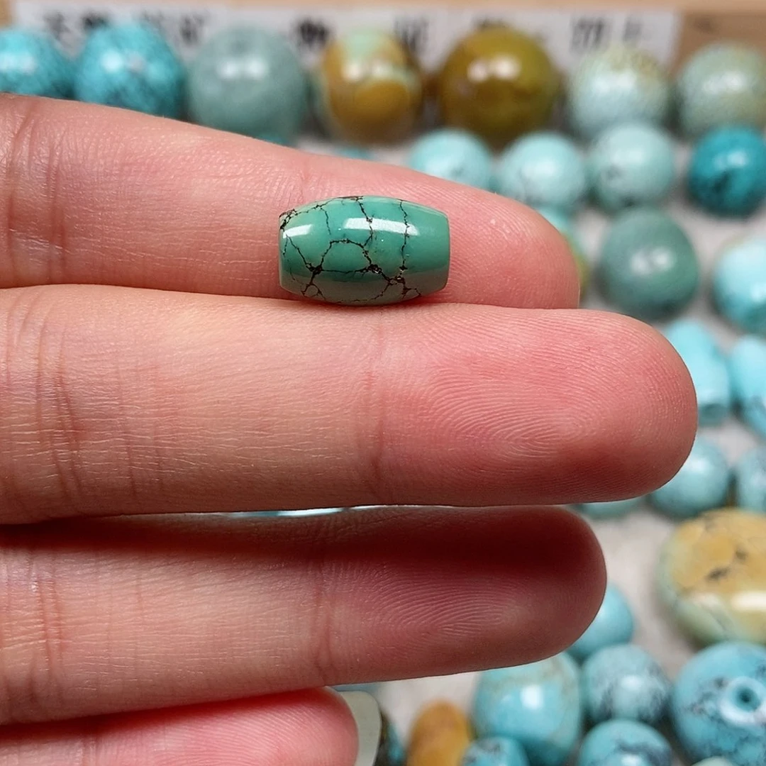未镶嵌绿松石珠宝半成品大***人