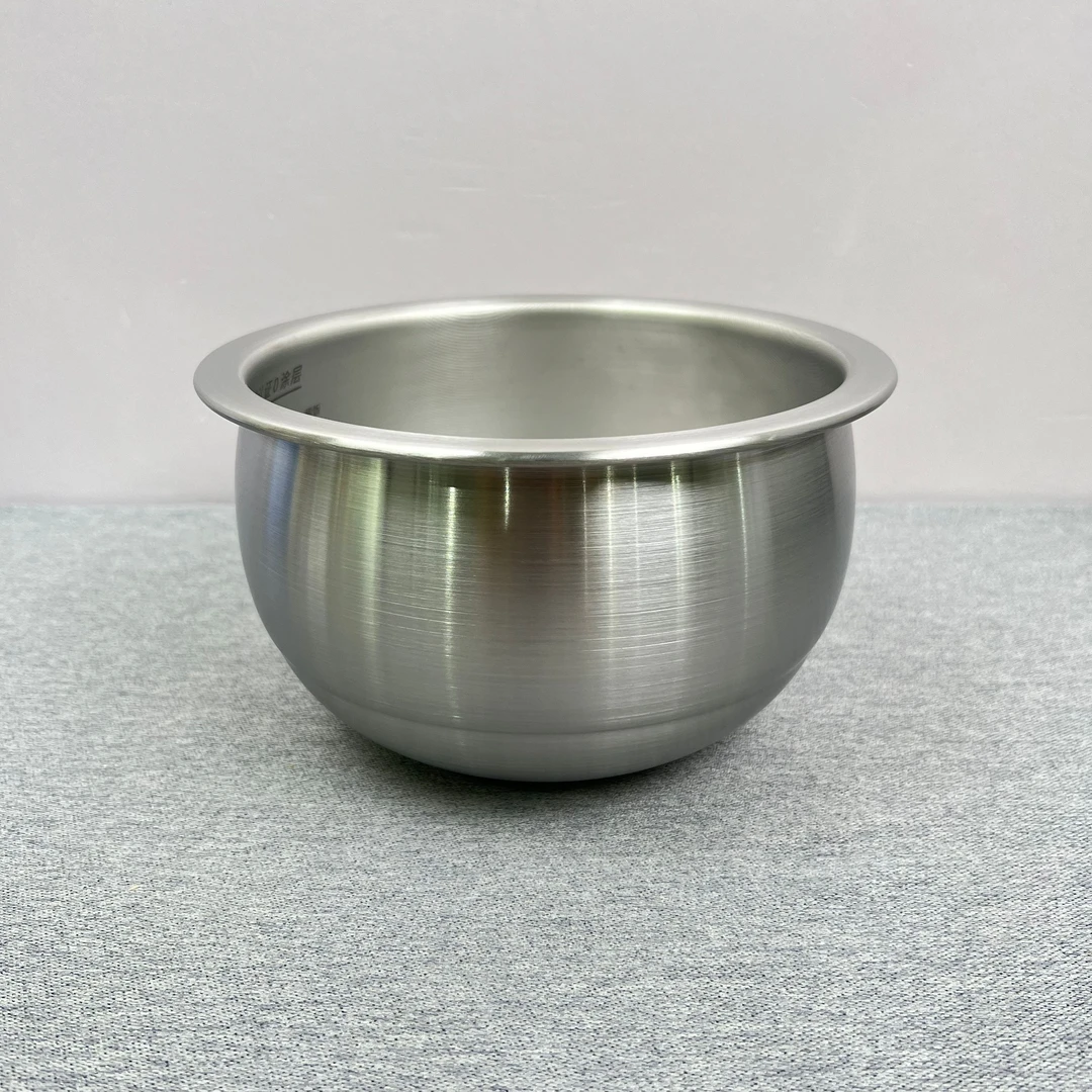 6-696 库存家用316不锈钢宽沿盆18*12CM容量2.5L重约0.89KG