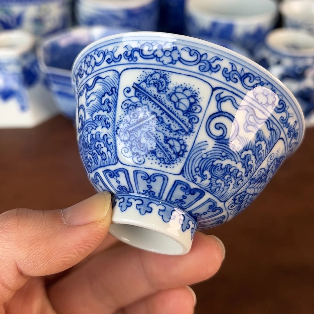 申***秋瓷片景德镇全手工手绘陶瓷