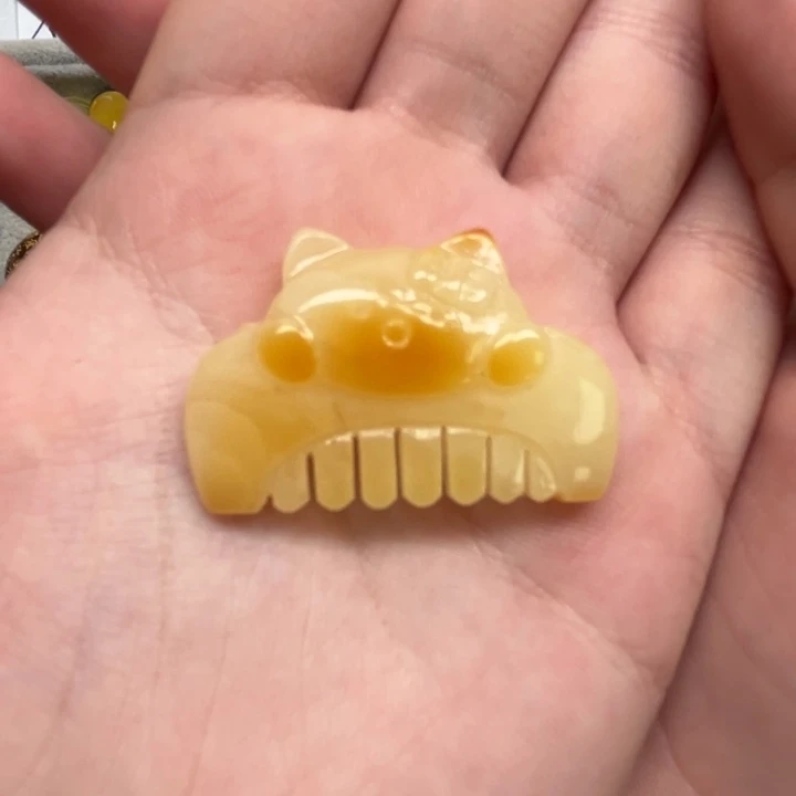 裸石琥珀未镶嵌天然蜜蜡配件