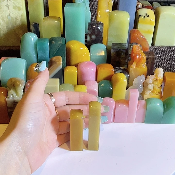 青田石用****3老矿青田石