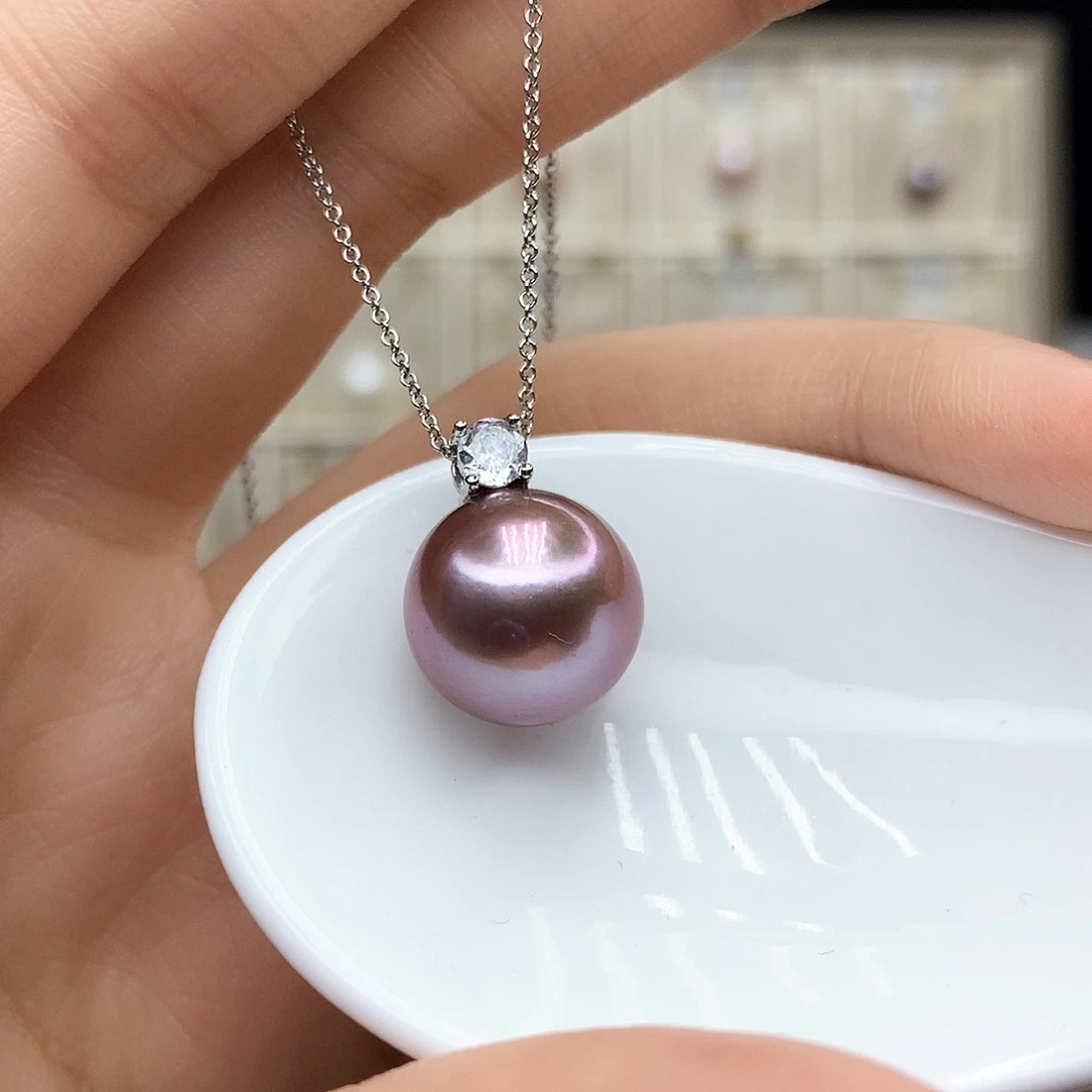 合金淡水珍珠颈饰