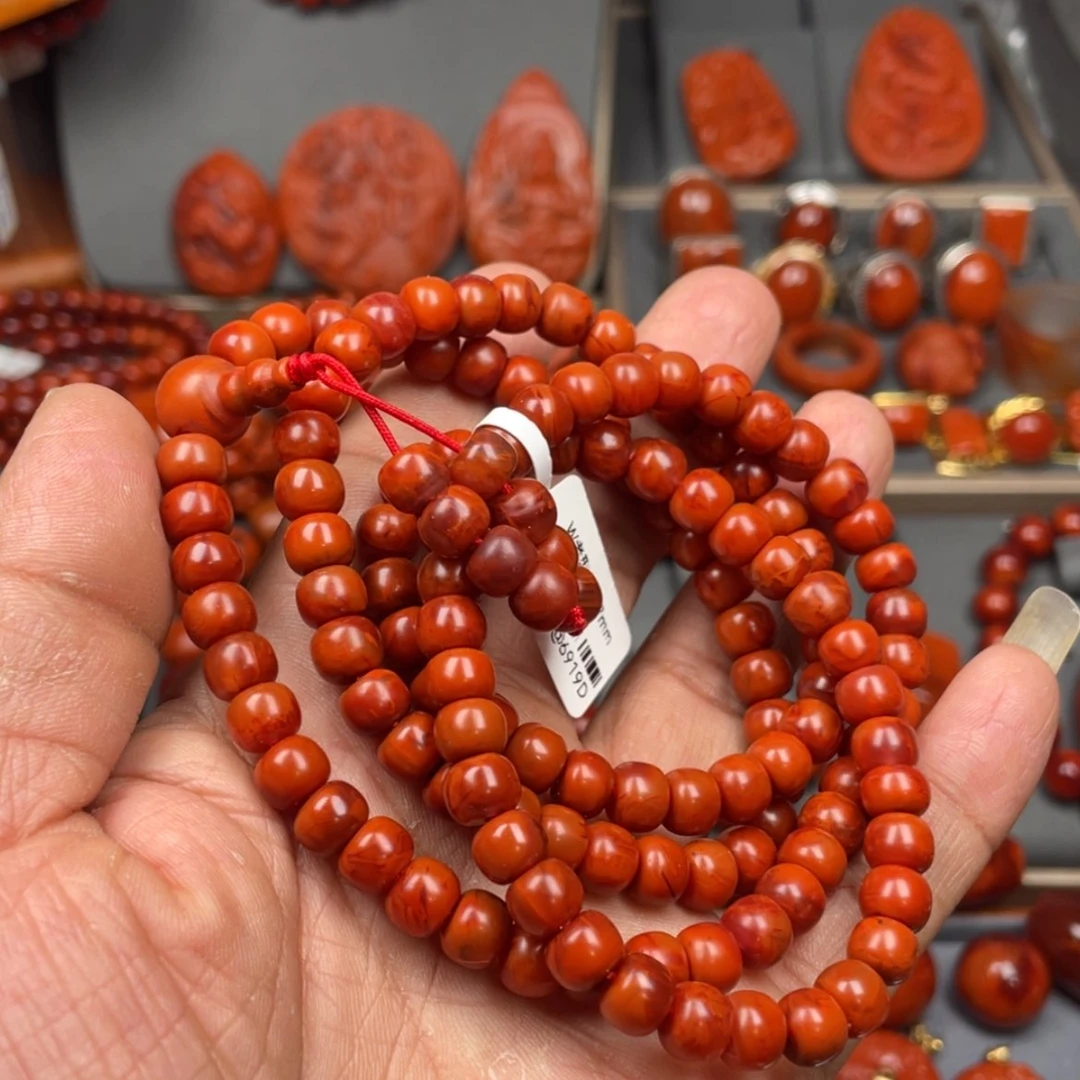 【闪购商品】南红玛瑙珠宝奇石未镶嵌多圈7