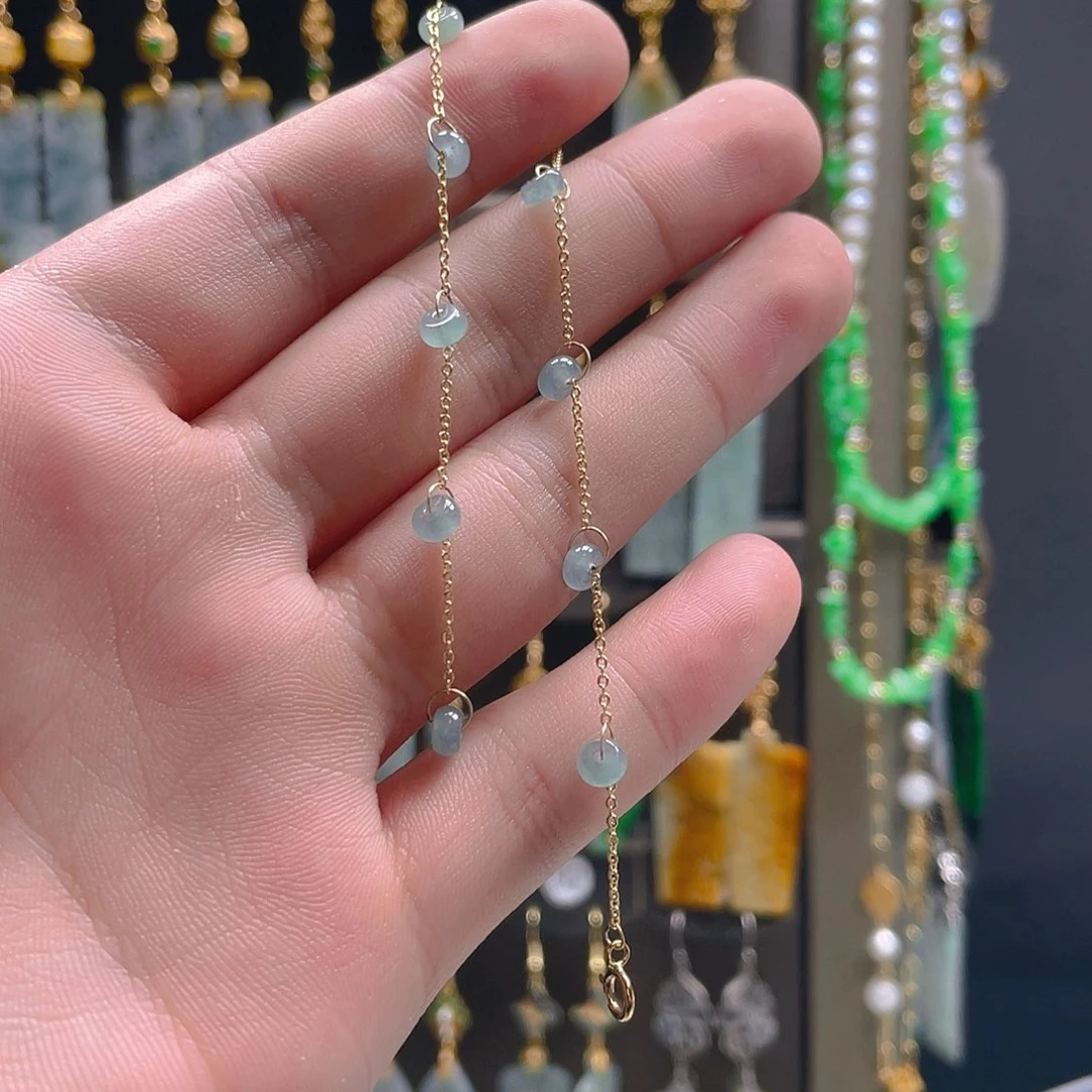 翡翠未镶嵌耳饰翡翠