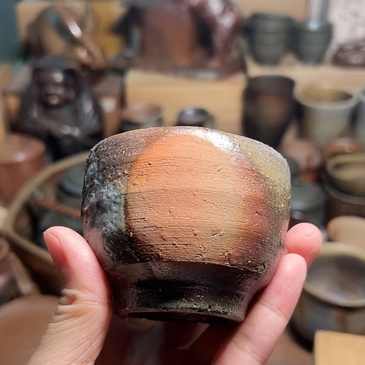 庸*备前烧杯子容量90毫升