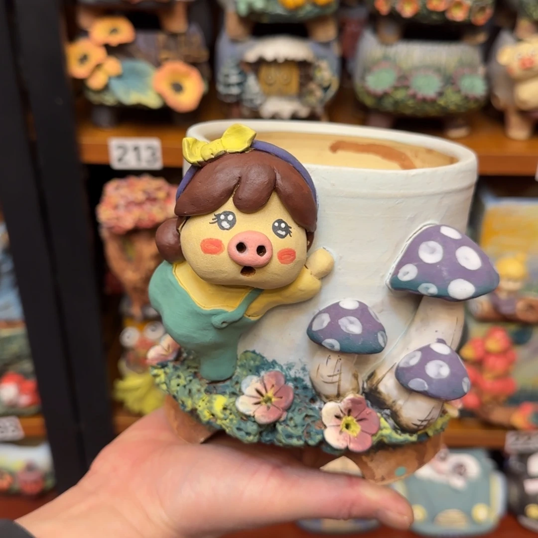 【闪购商品】陶瓷?***比粗陶手捏