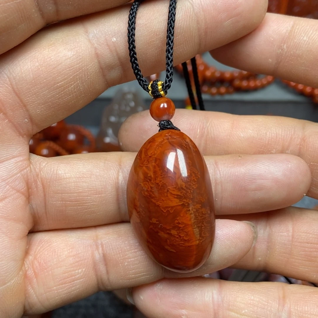 南红玛瑙吊坠(不含链)未镶嵌