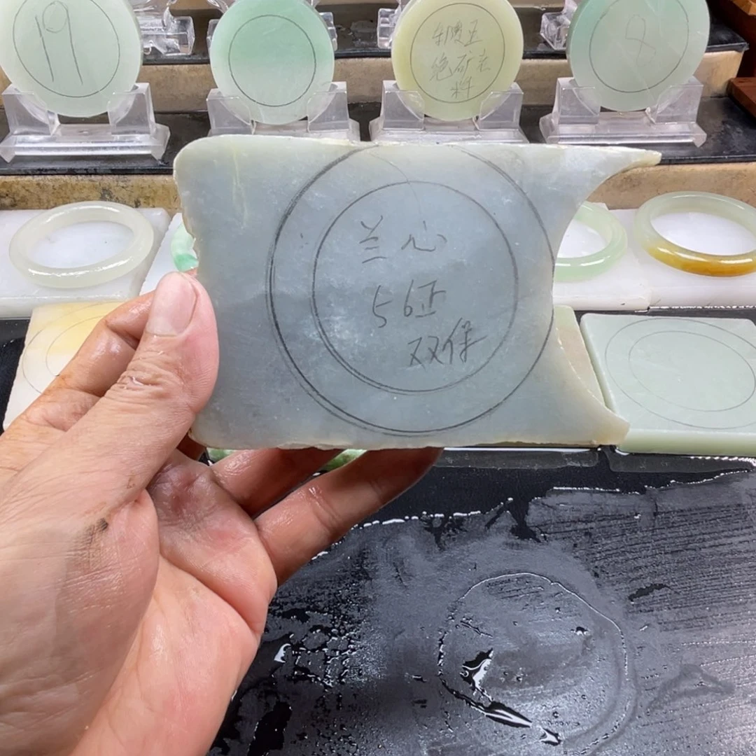 【闪购商品】定制和田玉兰**心加工定制