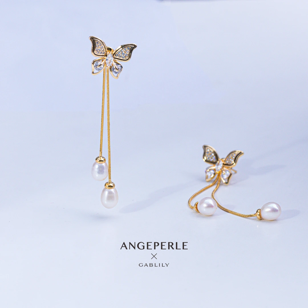 【珠珠推荐】天使之泪淡水无核珍珠耳饰6-7mm轻奢 时尚 气质 百搭款