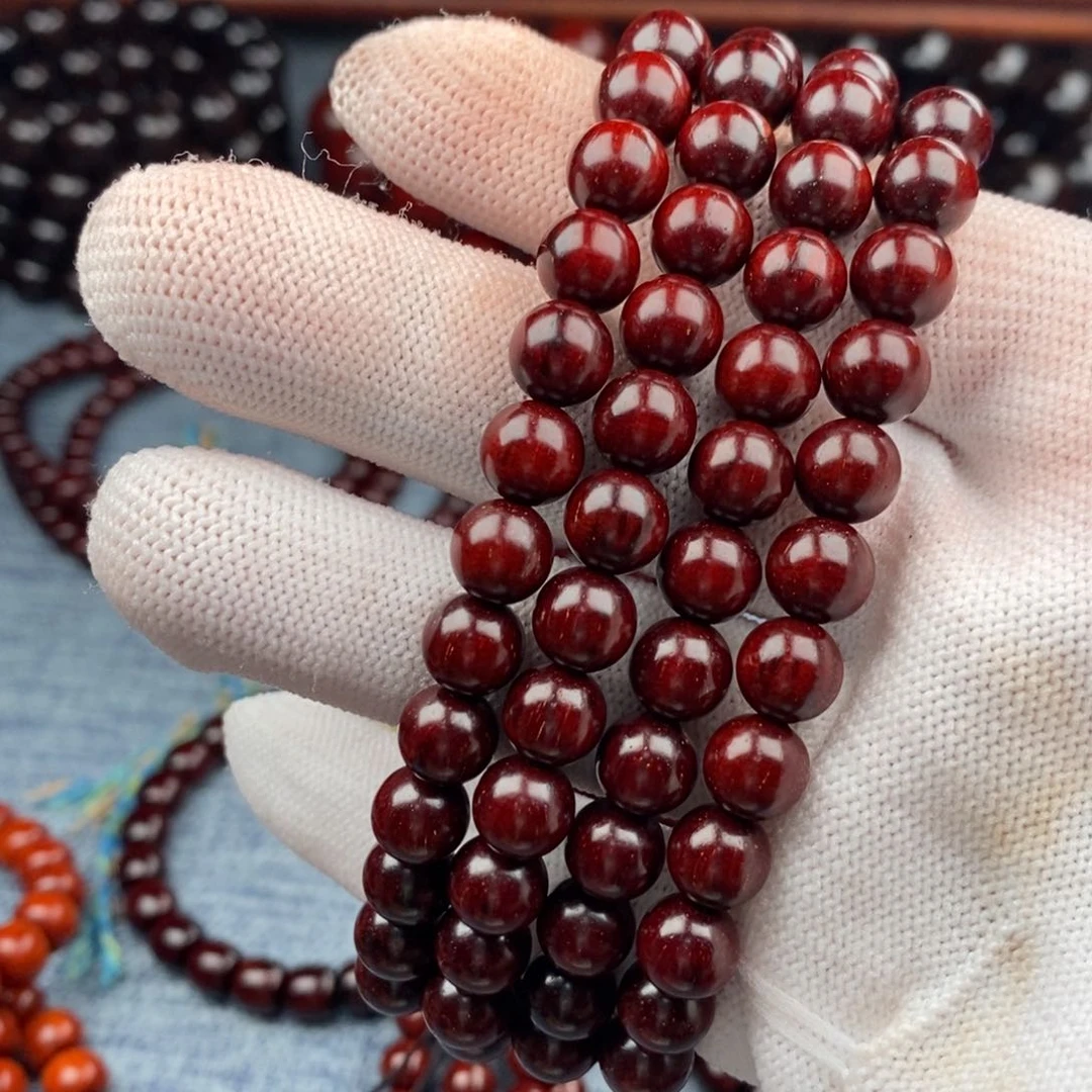 小叶紫檀手串/手链鲨**线小叶紫檀0.8