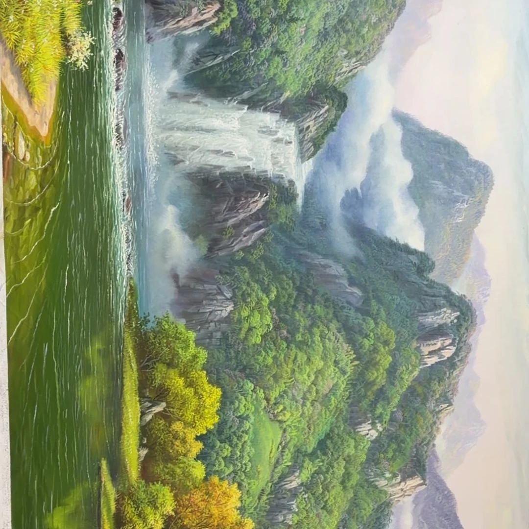 油画在我看来我就是你生命