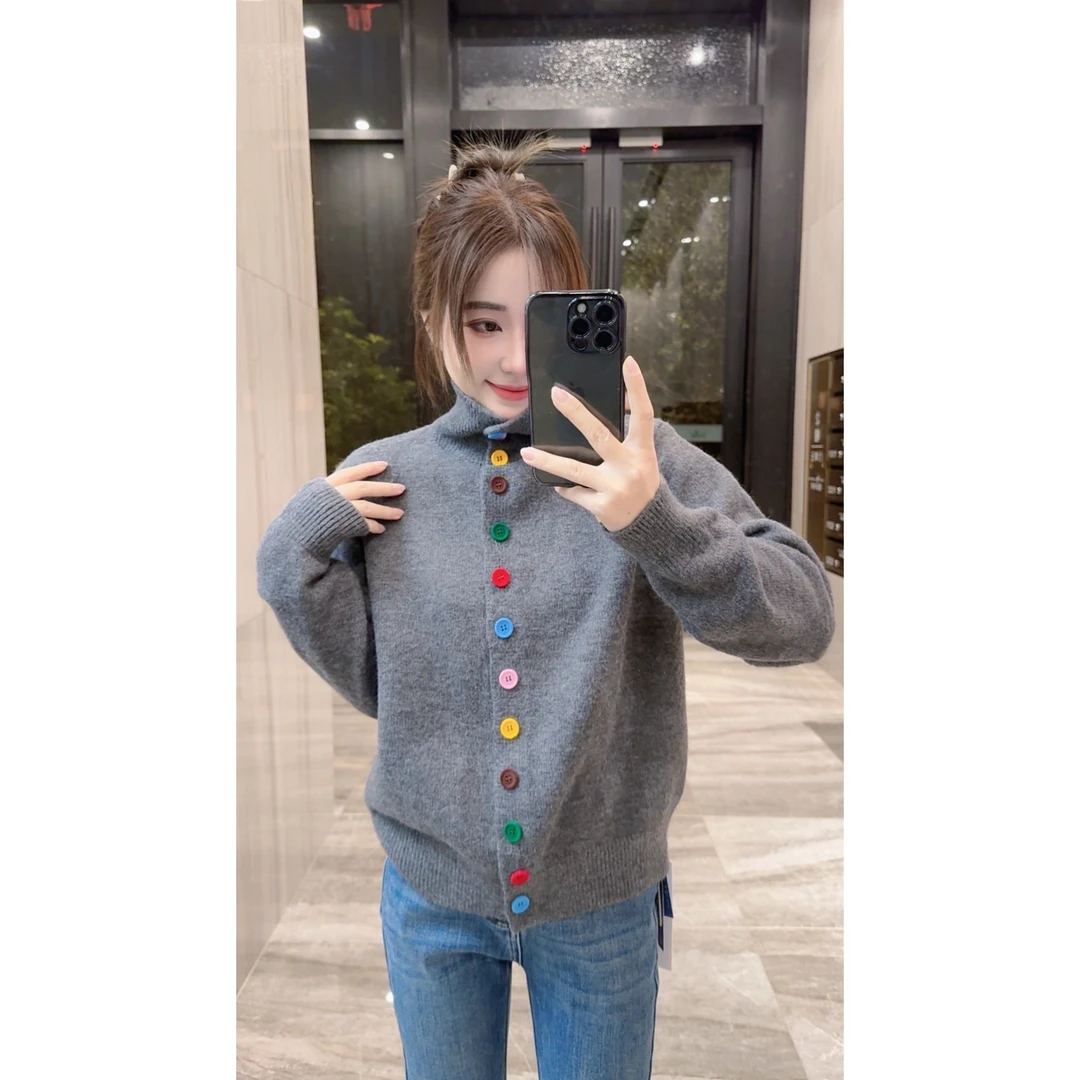 【雾漫白茶】针织毛衣秋冬改版定制洋气时尚百搭5577