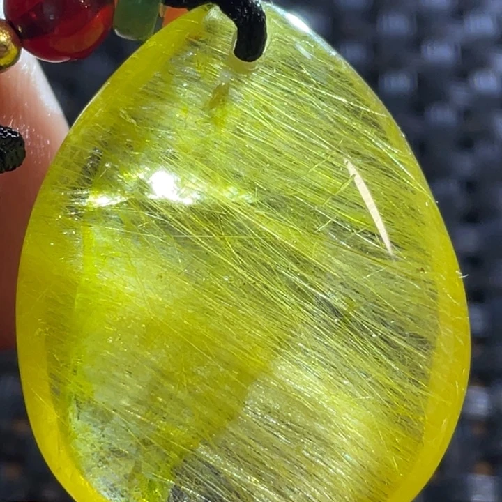 水晶颈饰未镶嵌莲**心