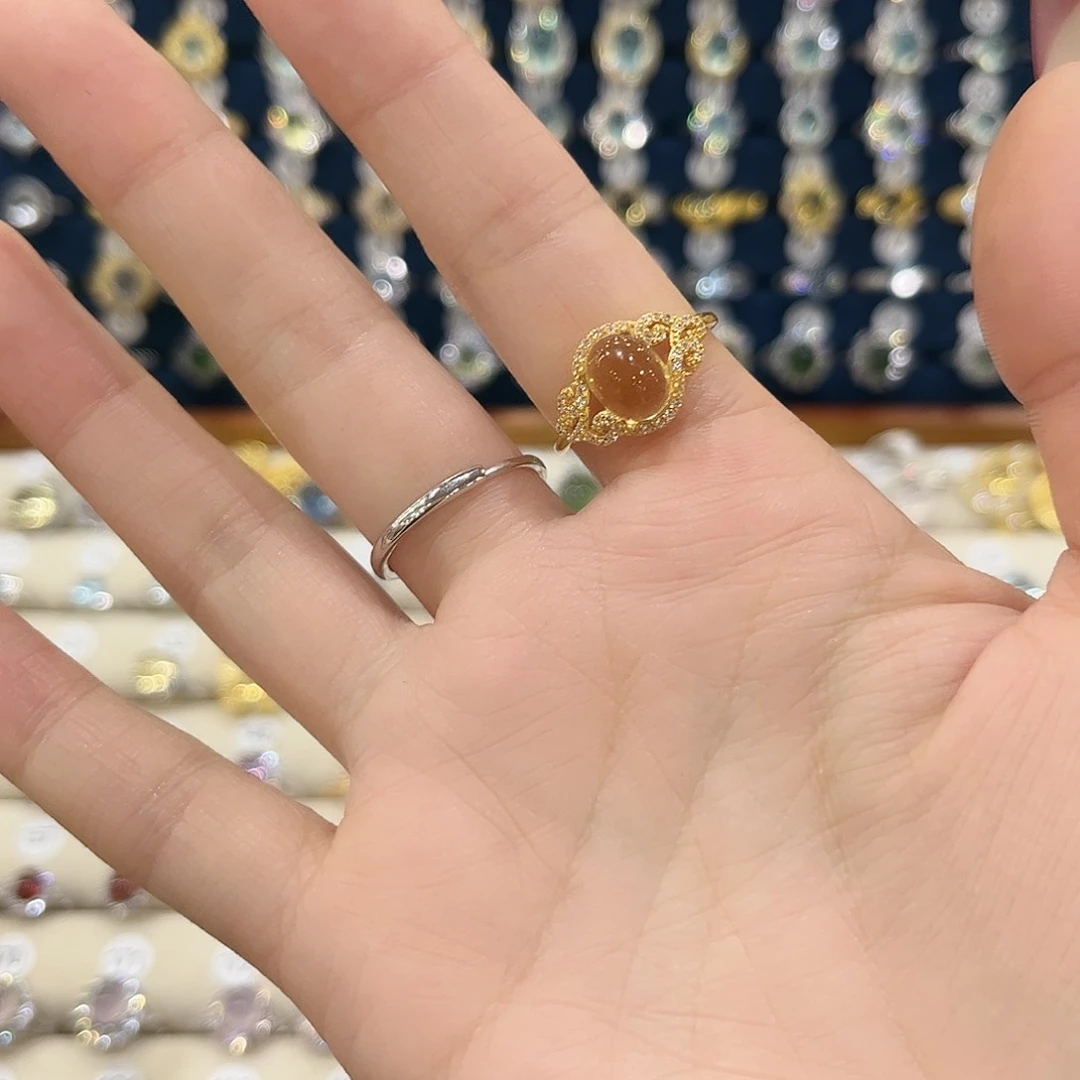 水晶女款银S925镶嵌f**e戒指1