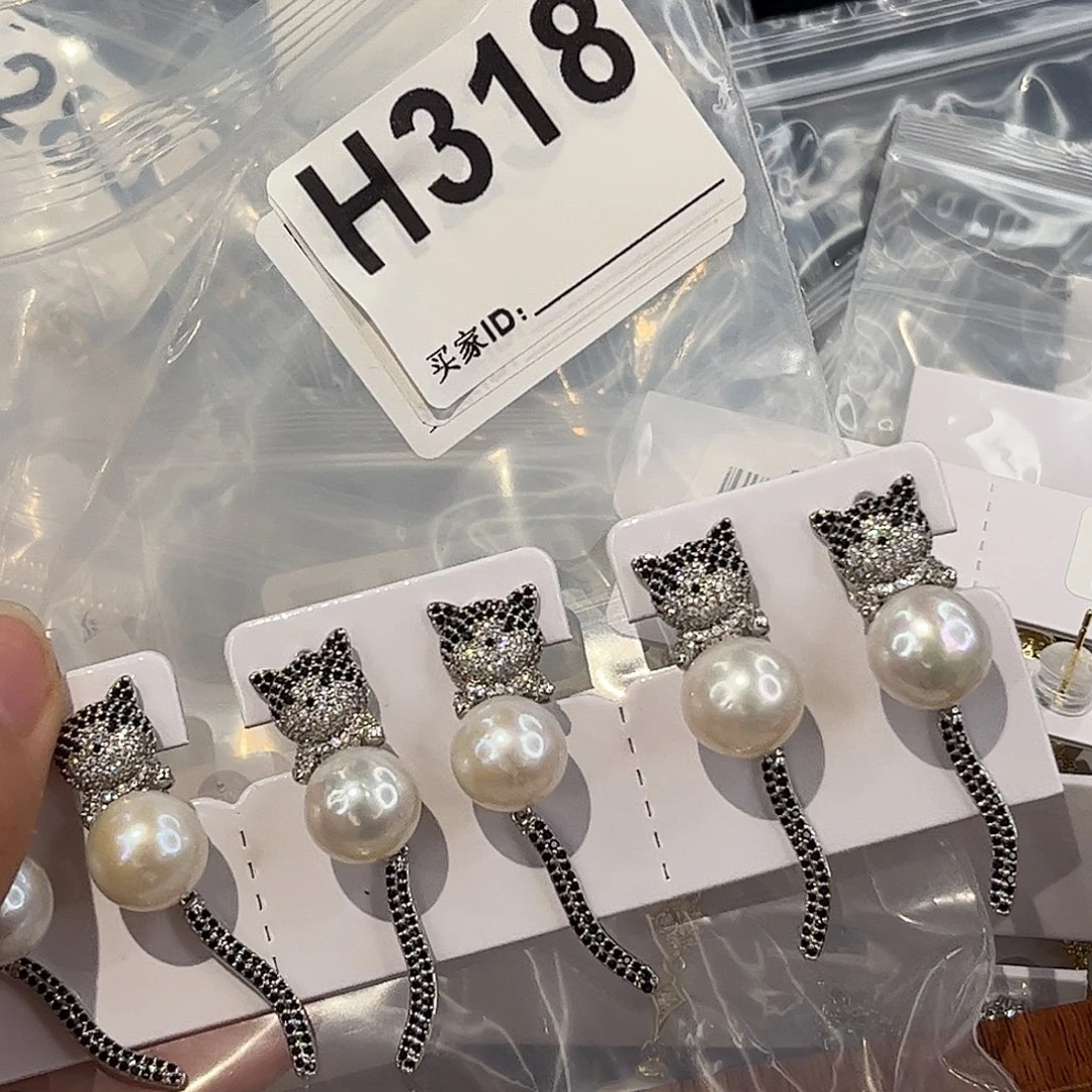 耳饰合金淡水珍珠