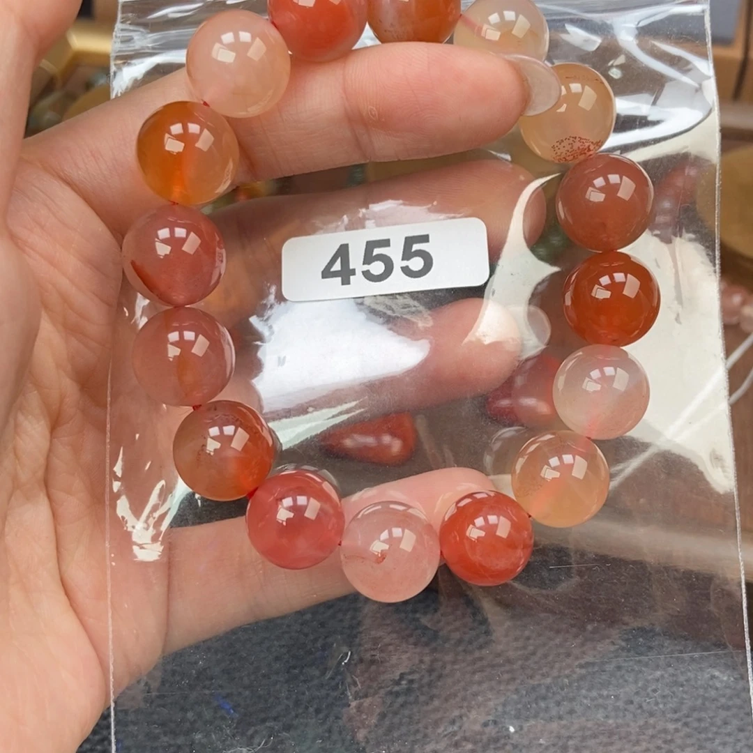 南红玛瑙未镶嵌手链卡13