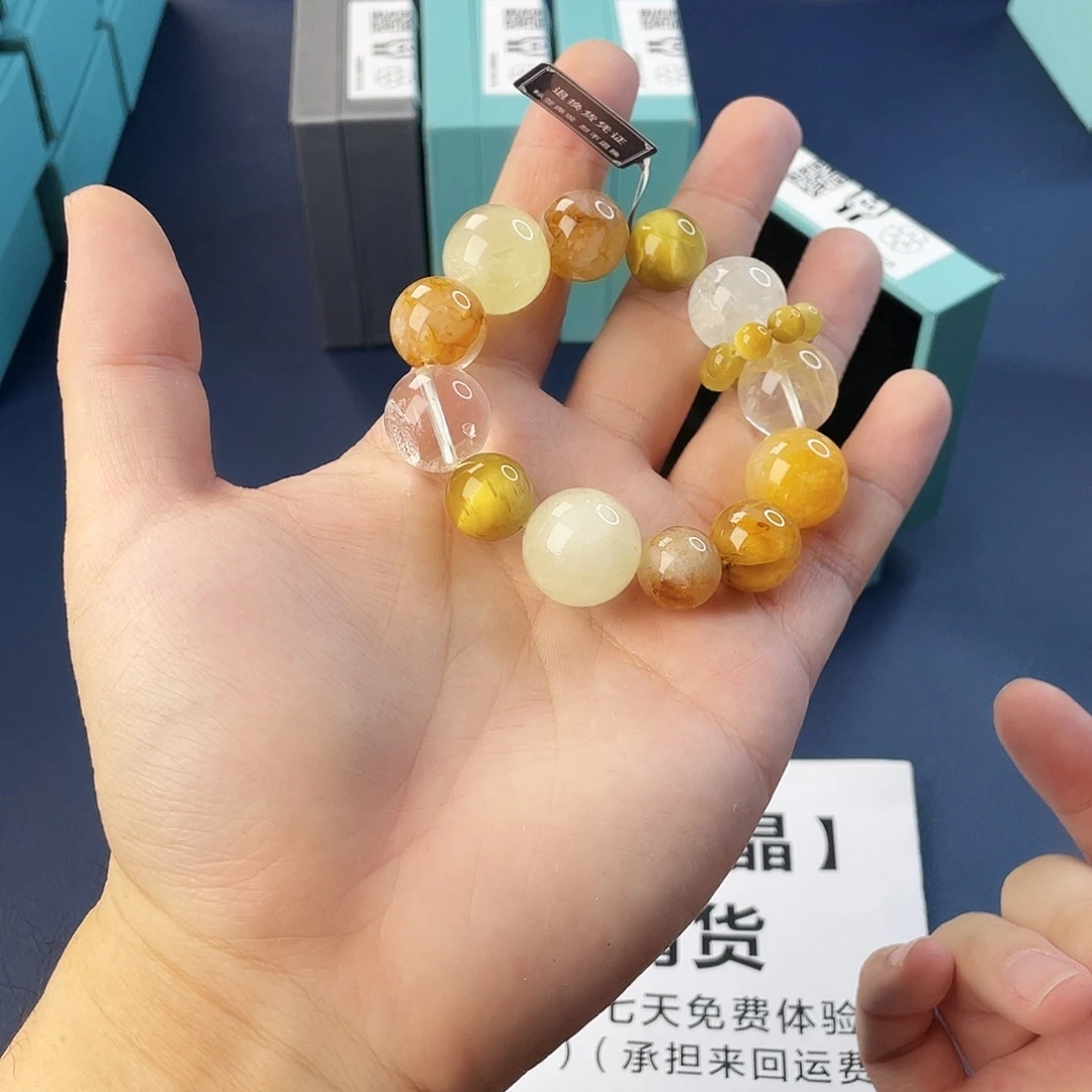 水晶银S925镶嵌手链