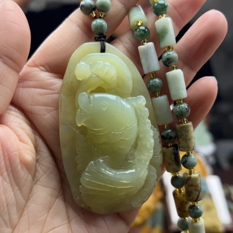 岫玉挂件未镶嵌挂件