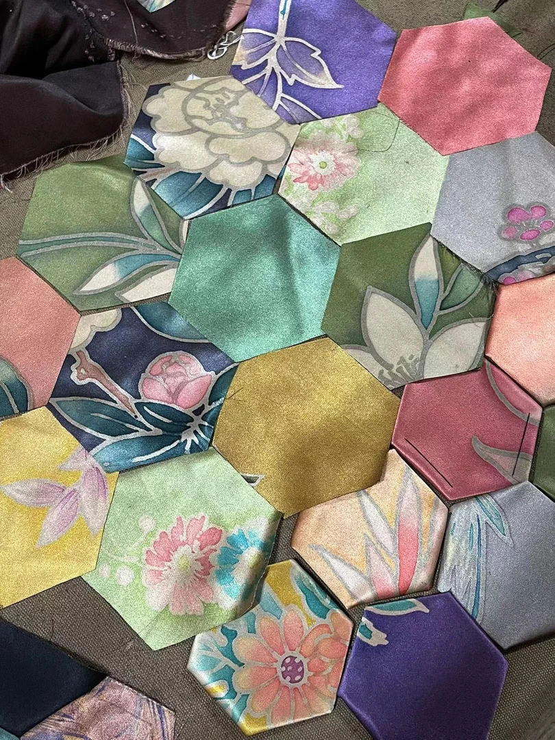 10-50香云纱碎布头手工材料桑蚕丝枕芯料默认瑕疵