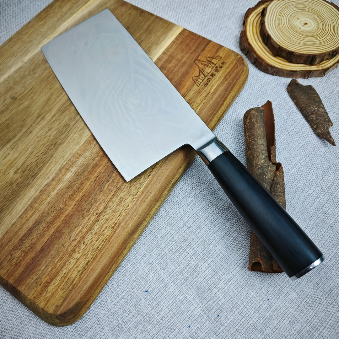 大马士革钢切片刀67层厨房刀具锋利家用