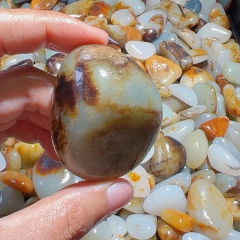 和田玉（糖玉）手链未镶嵌13