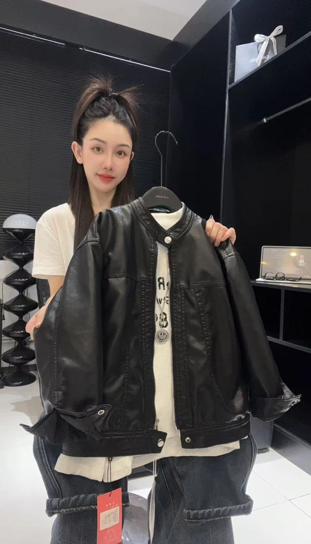 男童帅气机车外套皮衣加绒秋冬款酷帅男宝宝冬装衣服儿童加厚817