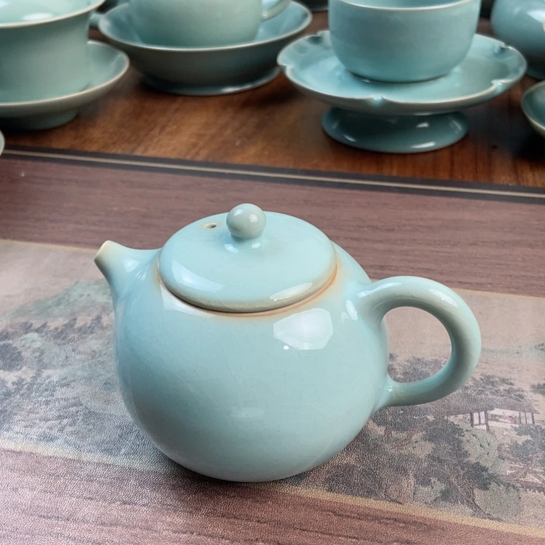 摆件原产地原矿汝瓷～茶器